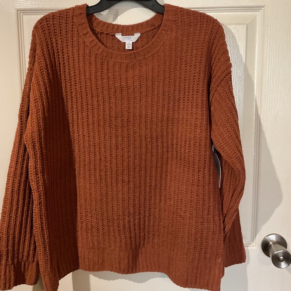 🍁🍂NWT Time and Tru Women’s Chenille Pullover 🍂🍁 - Picture 1 of 5